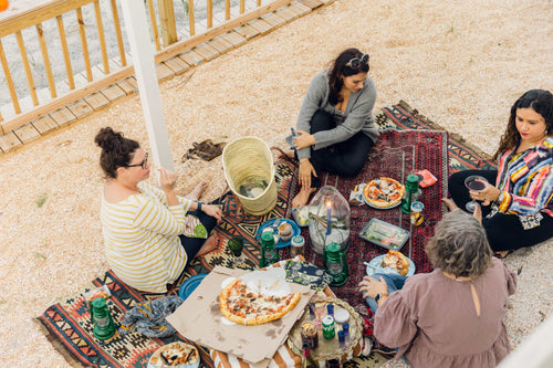 Casual Beach Picnic