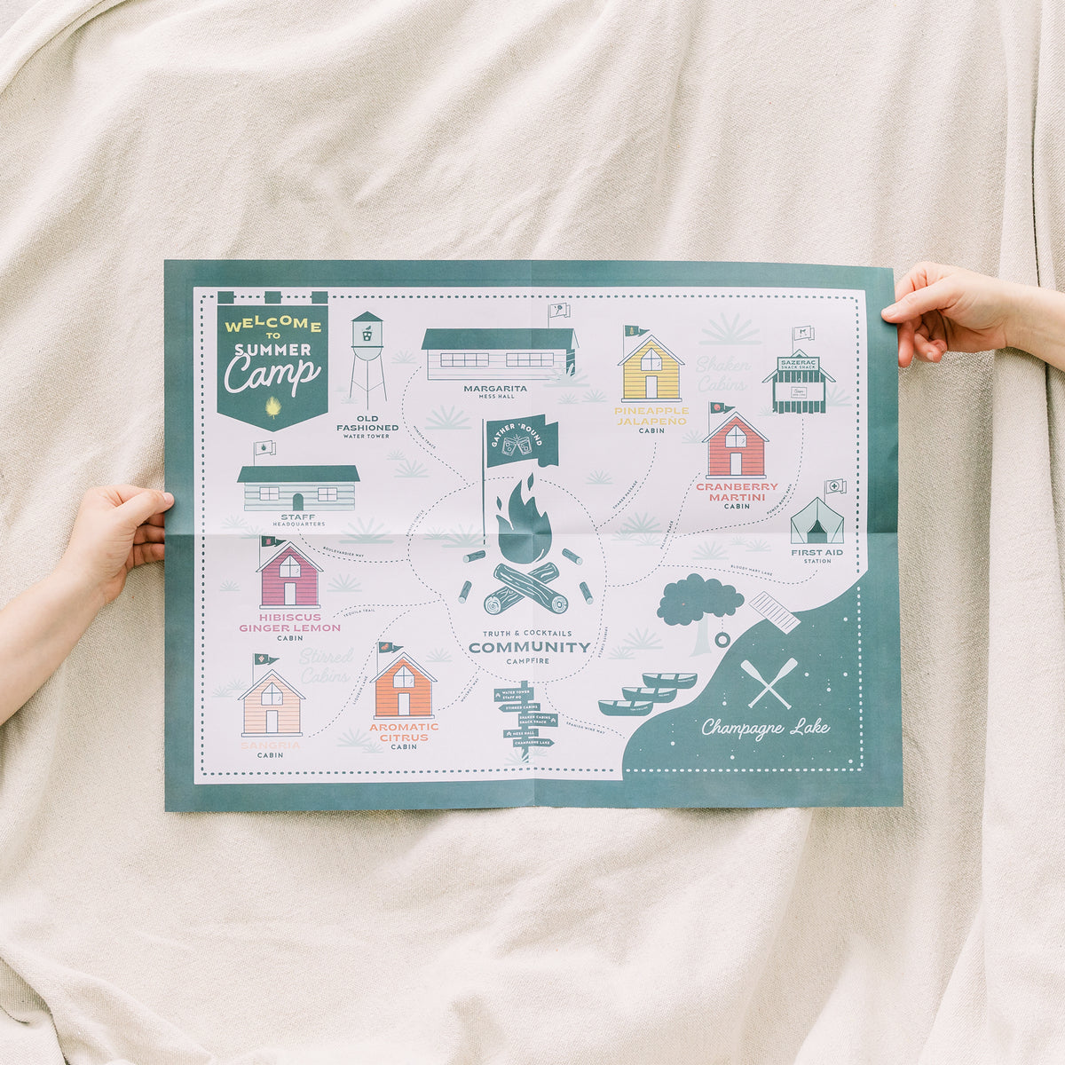 Camp Recipe Map (Physical copy)