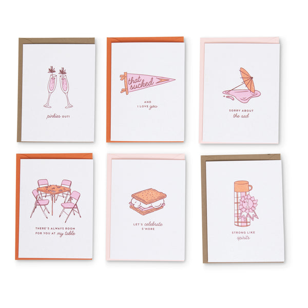 Toast Card Bundle - Set of 6